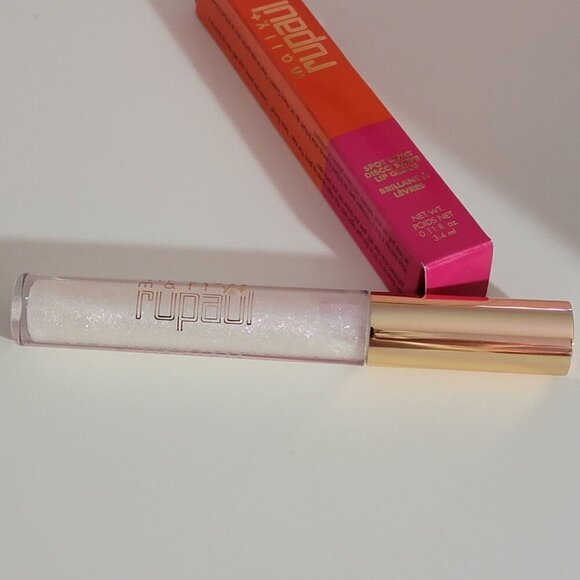 ❤️ Mally RuPaul spotlight disco shine lip gloss Translucent NEW ❤️ - Picture 10 of 15